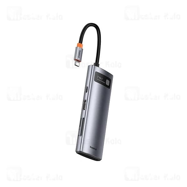 هاب 7 پورت بیسوس Baseus Metal Gleam B00030708811 توان 100 وات — تصویر ۲