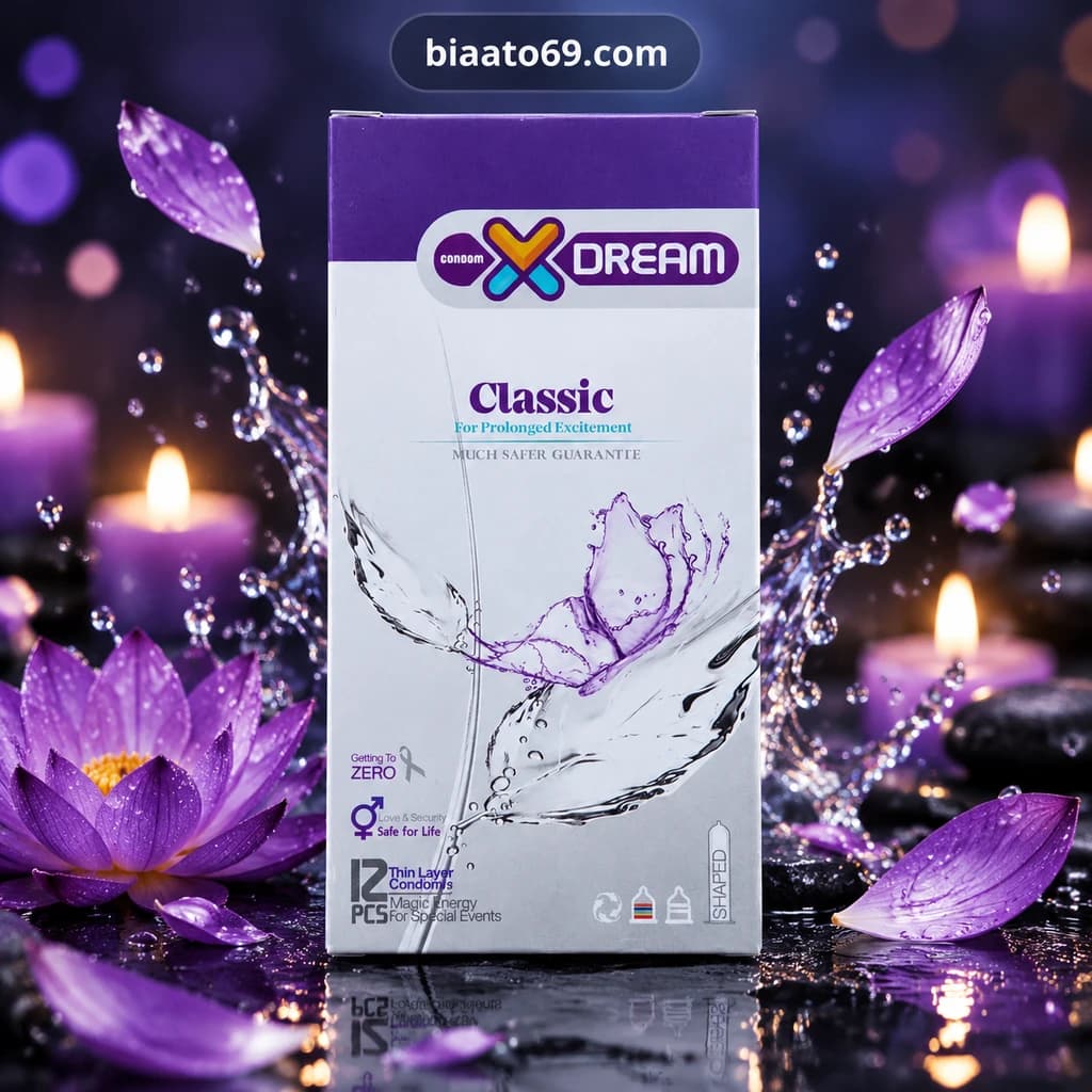 کاندوم ایکس دریم مدل Classic (کلاسیک) بسته ۱۲ عددی – کاندوم ساده، ایمن و تاخیری ملایم