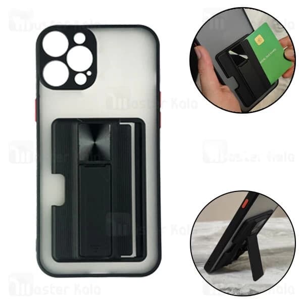قاب محافظ آیفون Apple iPhone 13 Pro Durable Case + جاکارتی و استند — تصویر ۷