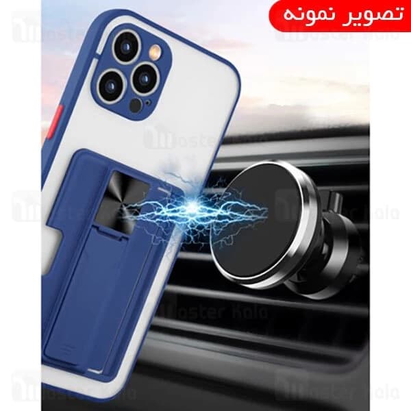 قاب محافظ آیفون Apple iPhone 13 Pro Durable Case + جاکارتی و استند — تصویر ۶