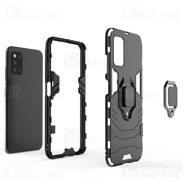 گارد ضد ضربه انگشتی سامسونگ Samsung Galaxy F52 5G Black Panther Keysion Shockproof Armor Ring — تصویر ۵
