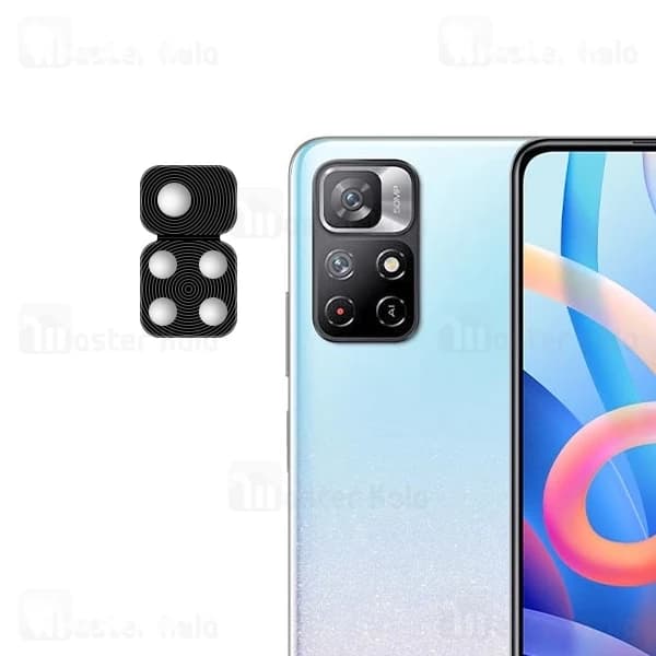 محافظ لنز فلزی دوربین موبایل شیائومی Xiaomi Redmi Note 11s 5G / Poco M4 Pro 5G Metal Lens