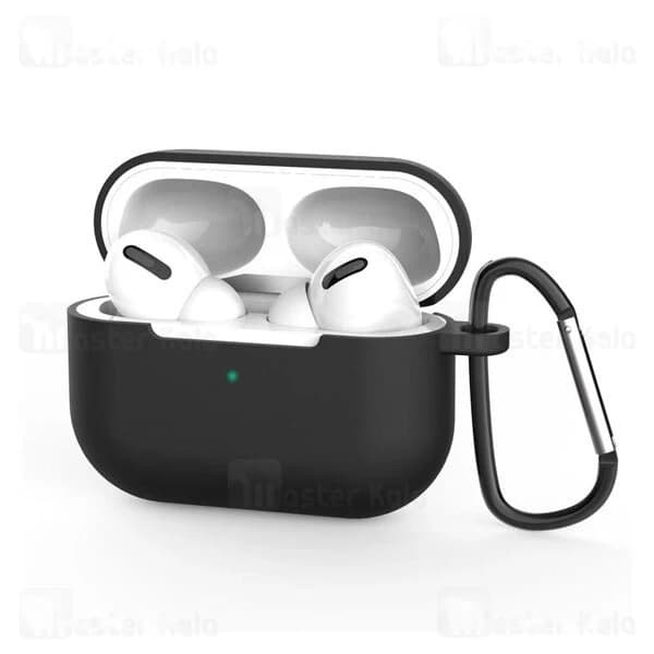 کاور محافظ سیلیکونی هندزفری اپل Apple AirPods 3 Silicone Case دارای قلاب آویز — تصویر ۷