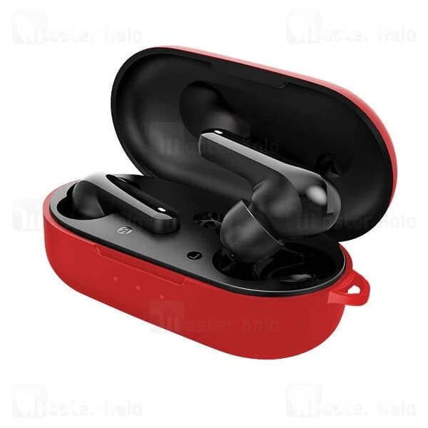 کاور محافظ سیلیکونی هندزفری شیائومی Xiaomi Haylou GT3 Earphone Silicone Case همراه با قلاب آویز — تصویر ۵