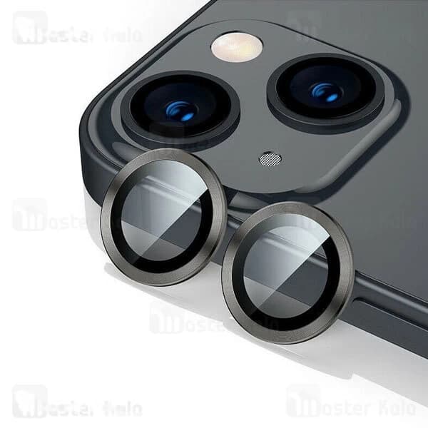 پک 2تایی محافظ لنز فلزی دوربین آیفون Apple iPhone 13 / iPhone 13 Mini Metal Ring Lens Protector — تصویر ۳