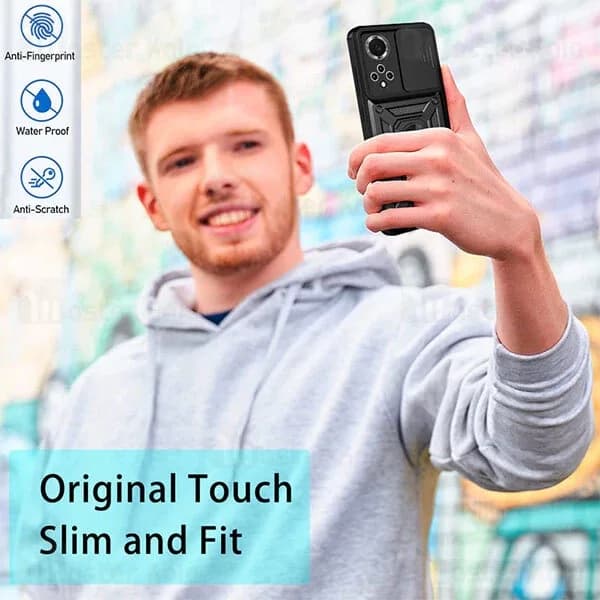 گارد محافظ ضد ضربه انگشتی هواوی Huawei Nova 9 / Honor 50 SHUNIJA Armor Case دارای محافظ دوربین — تصویر ۶