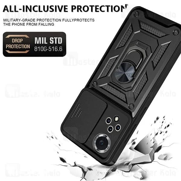 گارد محافظ ضد ضربه انگشتی هواوی Huawei Nova 9 / Honor 50 SHUNIJA Armor Case دارای محافظ دوربین — تصویر ۵