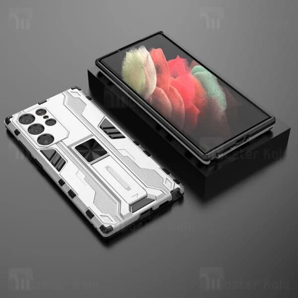 گارد ضد ضربه استند دار سامسونگ Samsung Galaxy S22 Ultra 5G SuperSonic Shockproof Protective Case — تصویر ۸