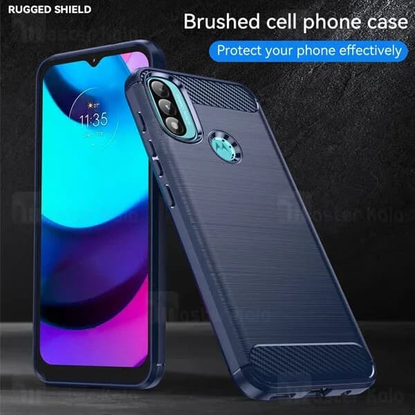 قاب فیبر کربنی موتورولا Motorola Moto E40 Rugged Armor Fiber Carbon — تصویر ۸