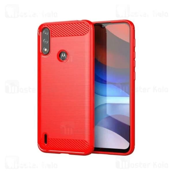 قاب فیبر کربنی موتورولا Motorola Moto E7i Power Rugged Armor Fiber Carbon — تصویر ۳