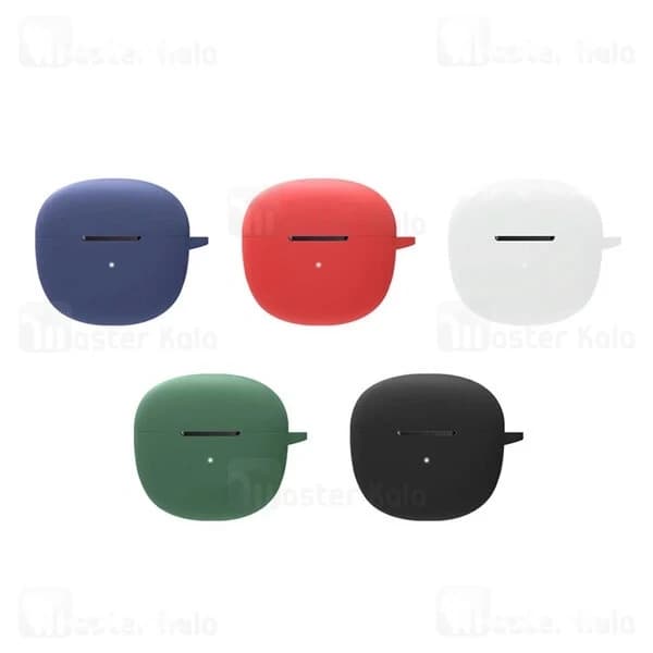 کاور محافظ سیلیکونی هندزفری کیو سی وای Xiaomi QCY HT03 دارای قلاب آویز — تصویر ۲