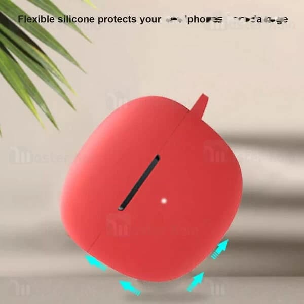 کاور محافظ سیلیکونی هندزفری کیو سی وای Xiaomi QCY HT03 دارای قلاب آویز — تصویر ۳