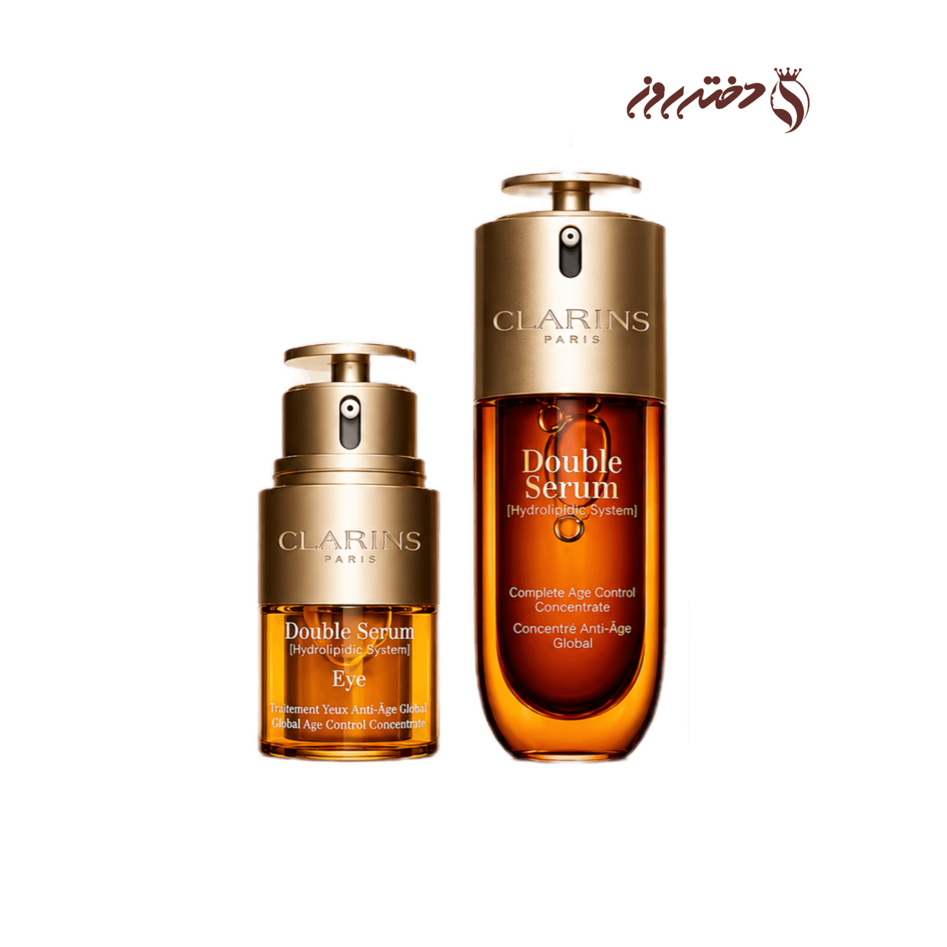 ست دابل سرم دور چشم و آبرسان کلارنس | Clarins Double Serum & Double Serum Eye Set