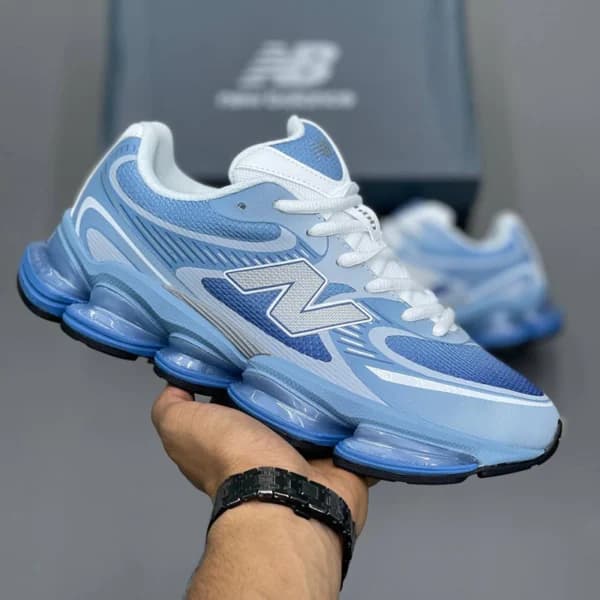 کفش نیوبالانس 2000 آبی روشن New Balance Abzorb 2000 Baby Blue