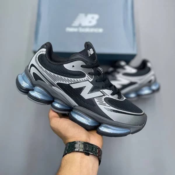 کفش نیوبالانس 2000 مشکی نقره‌ای New Balance Abzorb 2000 Black Grey — تصویر ۳