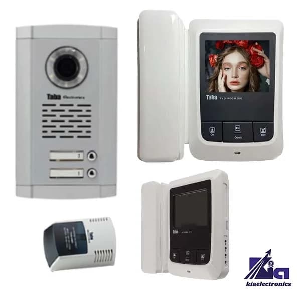 پکیج آیفون تصویری دو واحدی تابا TVD-1090 با پنل 1860