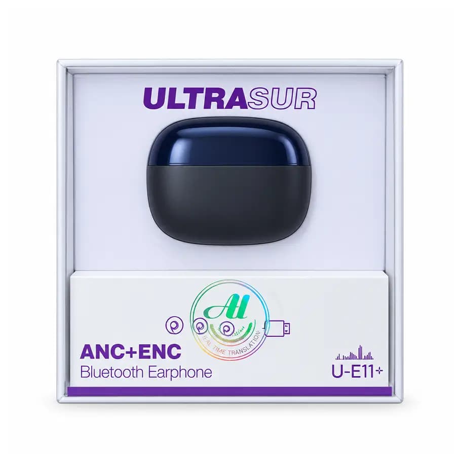 ایرپاد بلوتوثی مترجم اولتراسور مدل +U-E11 با قابلیت ANC و ENC — تصویر ۳