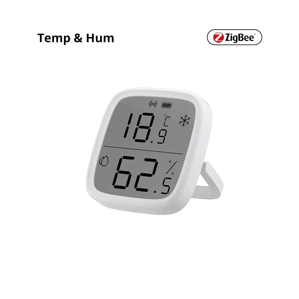 سنسور دما و رطوبت زیگبی سونوف مدل SONOFF SNZB-02D با نمایشگر LCD