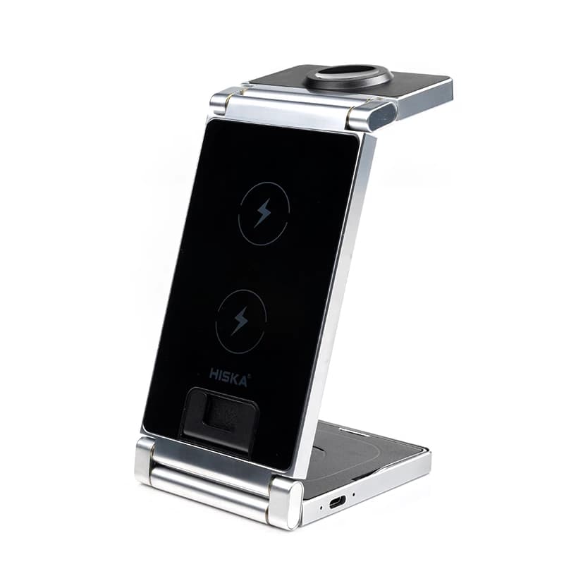 شارژر رومیزی4 کاره وایرلس HISKA HR-14
