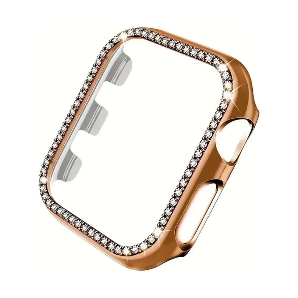 گارد نگین دار اپل واچ 41MM طلایی