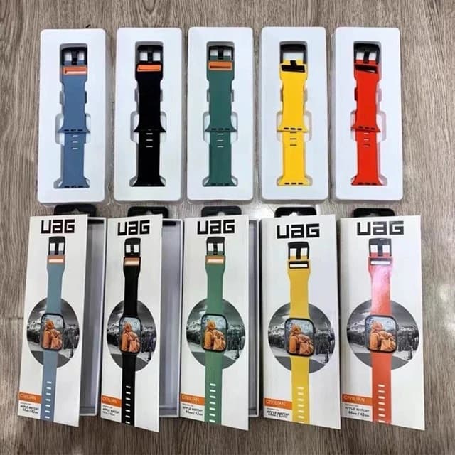 بند اپل واچ 42/44/45/49MM برند UAG قرمز — تصویر ۲