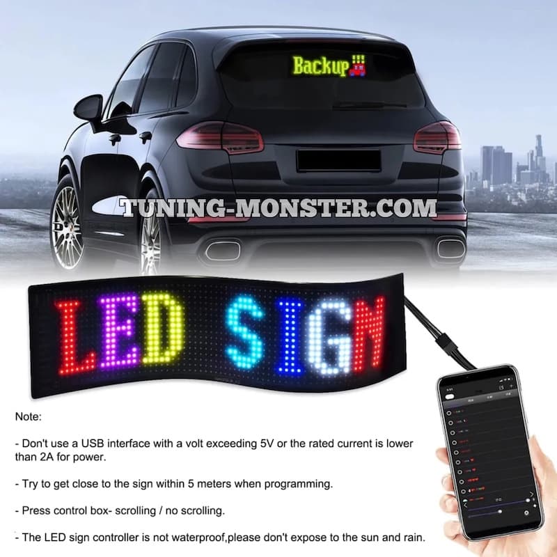 پنل ماتریکسی LED سایز ۳۸در۹ سانتی متر — تصویر ۷