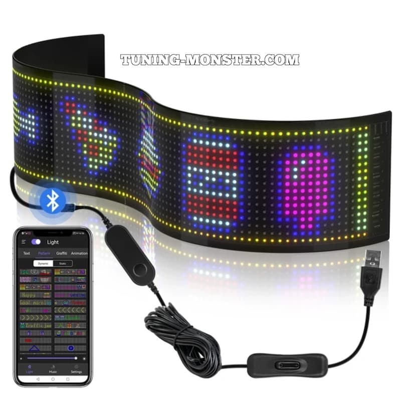 پنل ماتریکسی LED سایز ۳۸در۹ سانتی متر — تصویر ۴