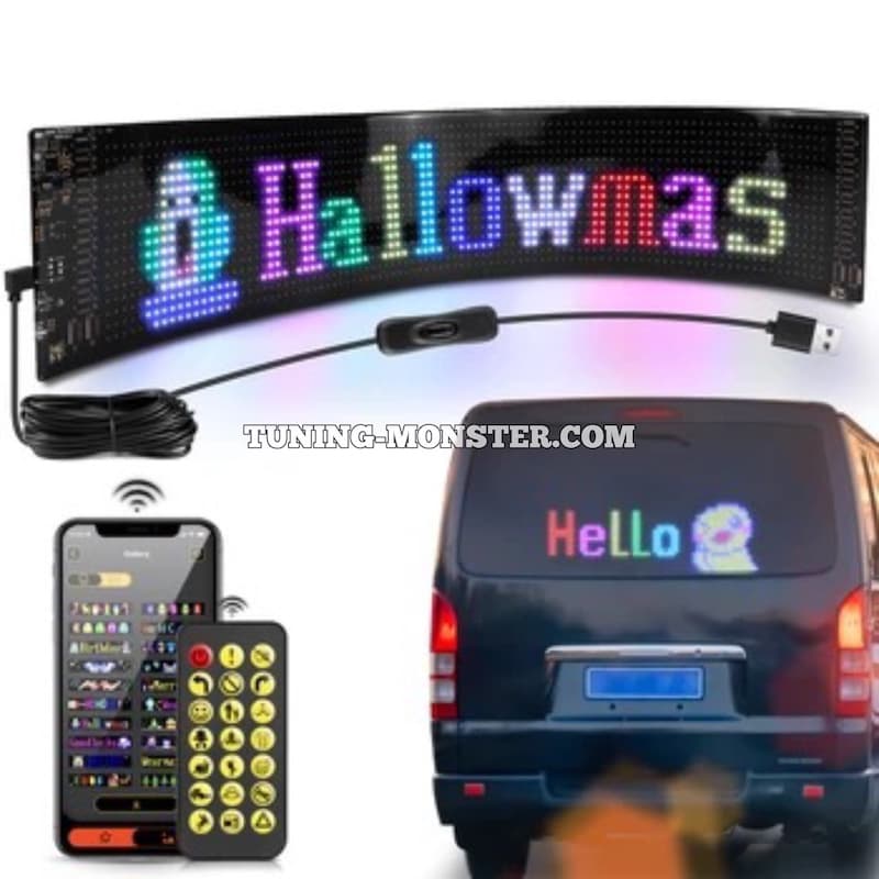 پنل ماتریکسی LED سایز ۳۸در۹ سانتی متر — تصویر ۲