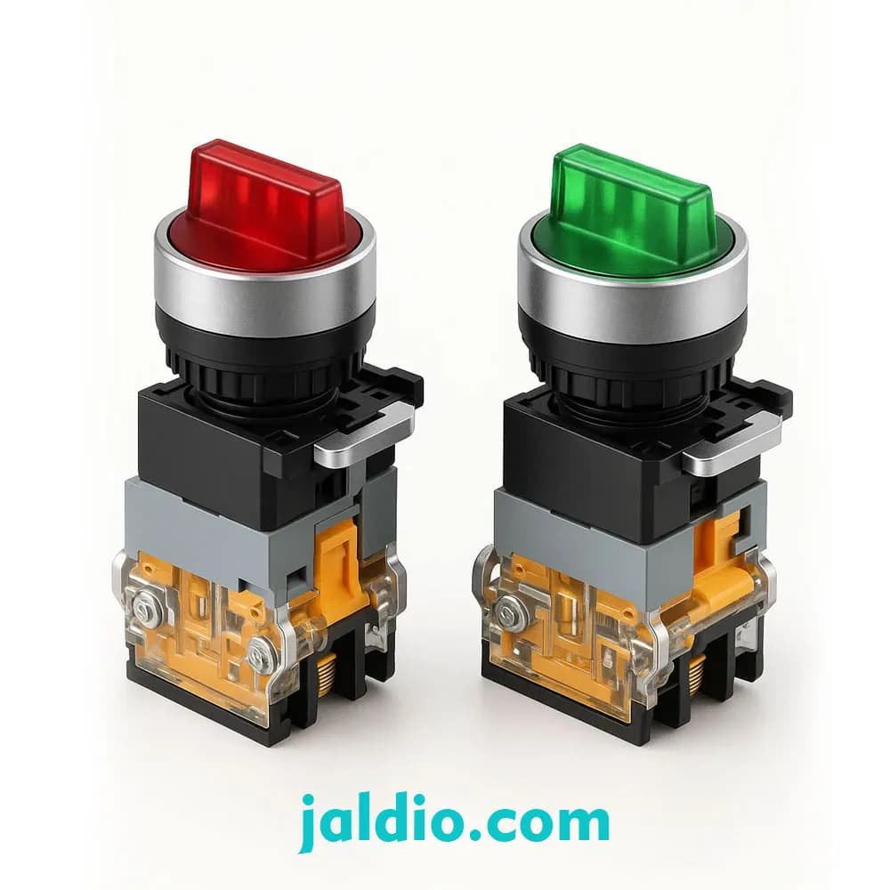 سلکتور یکطرفه چراغدار پارس فانال مدل PFP50 22D 11XD