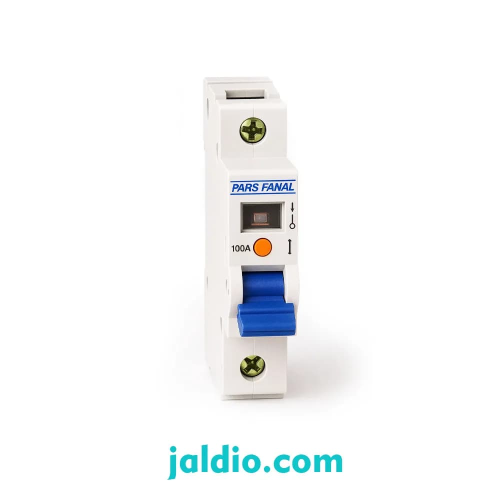 ایزولاتور سوئیچ قفل شو تکفاز 40 آمپر پارس فانال مدل PFI 100 1P 40A