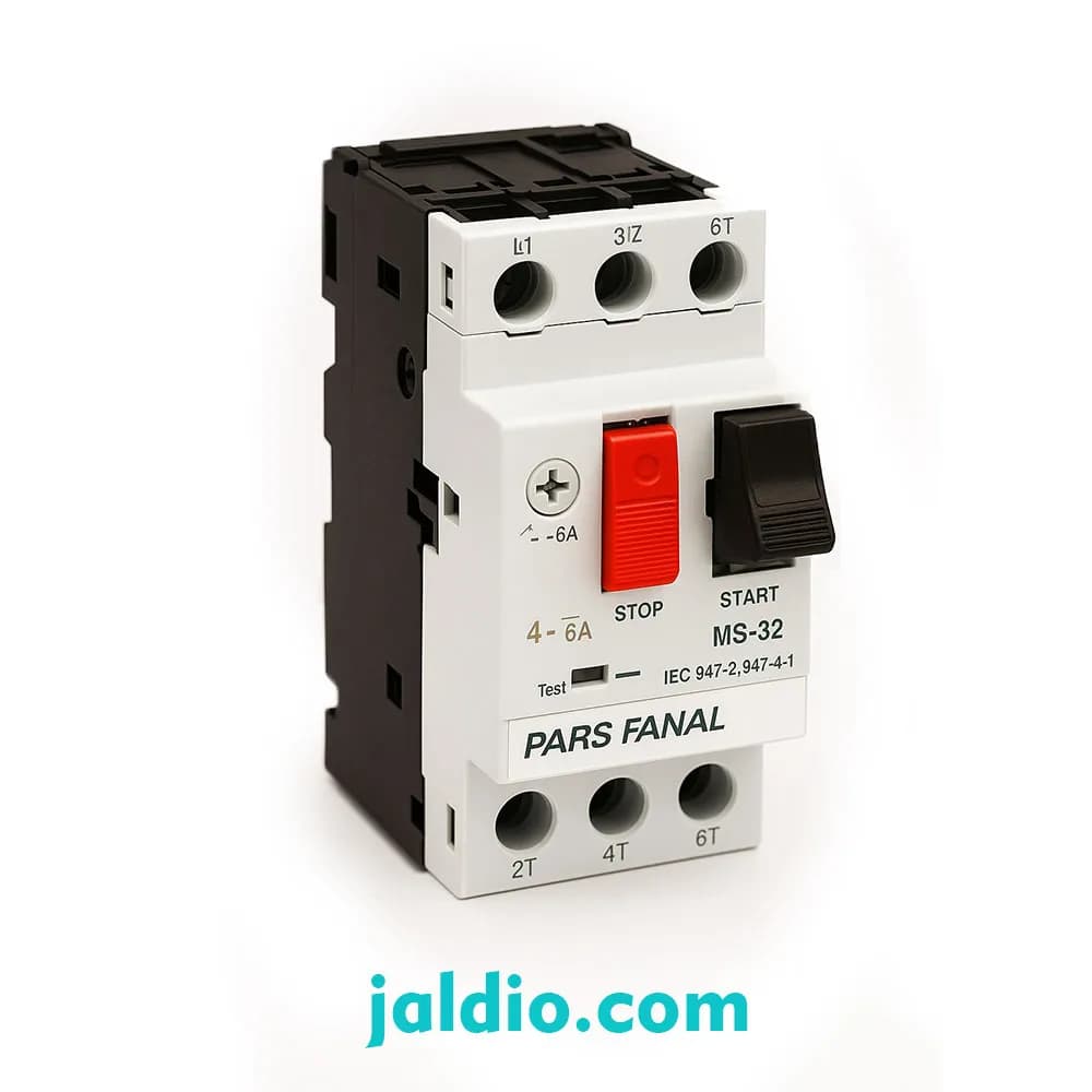 کلید حرارتی (محافظ موتور) MPCB پارس فانال مدل MS80 25-40