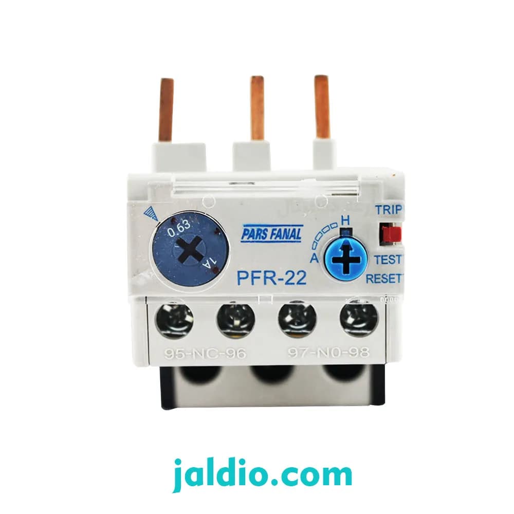 بی متال تیپ 22 ( رله حرارتی ) پارس فانال مدل PFR 22/3