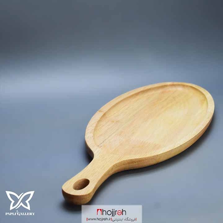 تخته سرو بیضی دسته دار سایز متوسط کد P88
