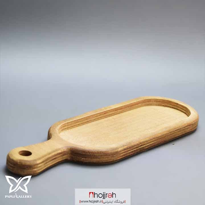 تخته سرو بیضی تک نفره دسته دار کد P84