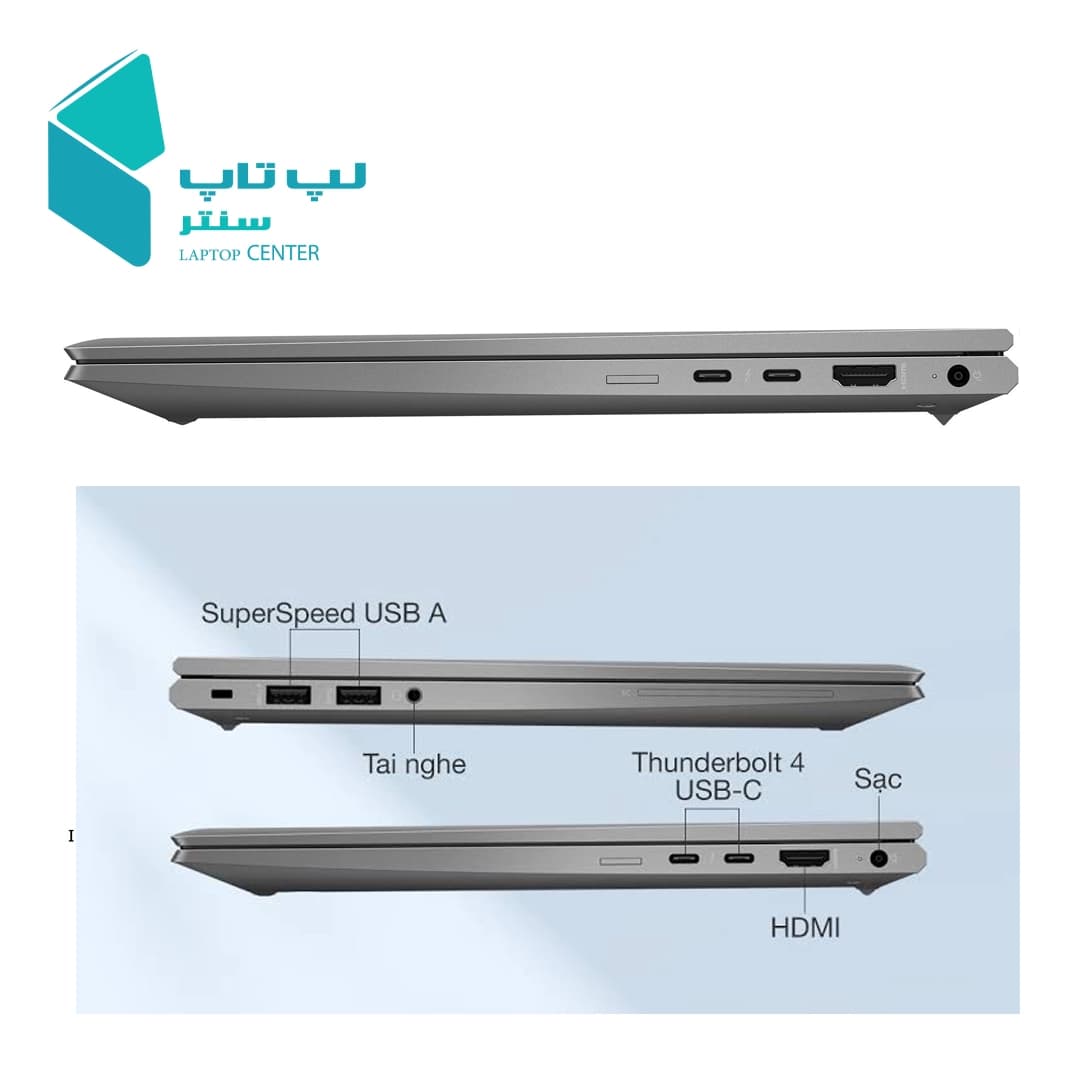 لپ تاپ اچ پی مدل ZBook Firefly 14 G7 | i7-10610U 16GB 256GB — تصویر ۲