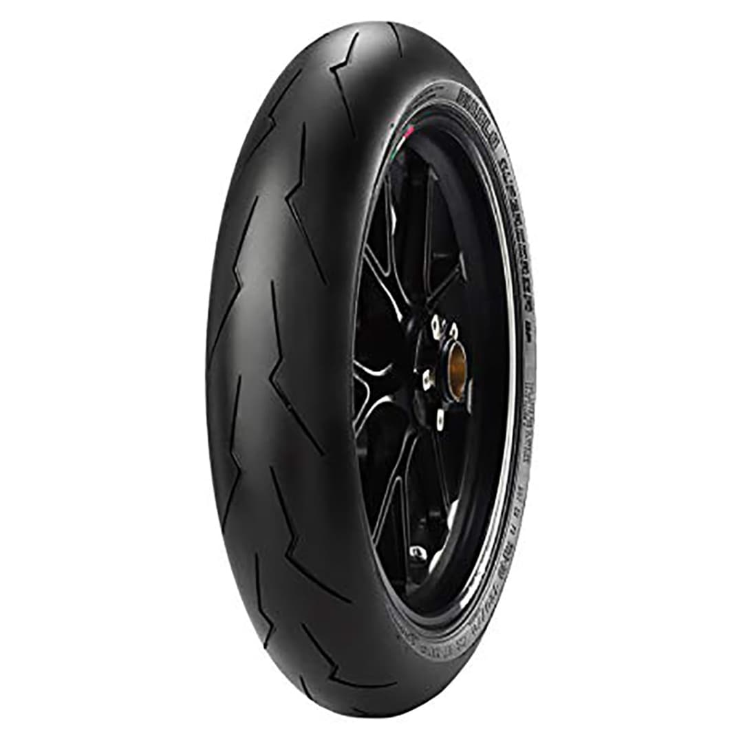 لاستیک جلو موتورسیکلت پیرلی مدل DIABLO SUPER CORSA سایز 110/70/17