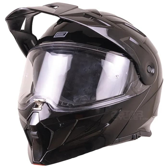 کلاه کاسکت ادونچری ORIGINE مدل SOLID BLACK GLOSS H276