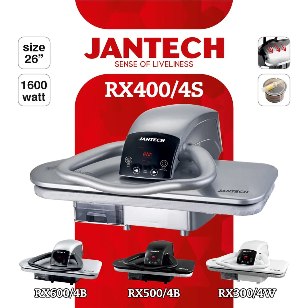 اتو پرس ژانومه و جانتک مدل RX 400 — تصویر ۴