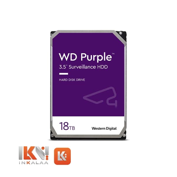 هارد وسترن دیجیتال مدل PURPLE ظرفیت 18TB – اصلی — تصویر ۲