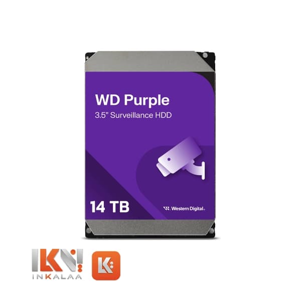 هارد وسترن دیجیتال مدل PURPLE ظرفیت 14TB – اصلی — تصویر ۲