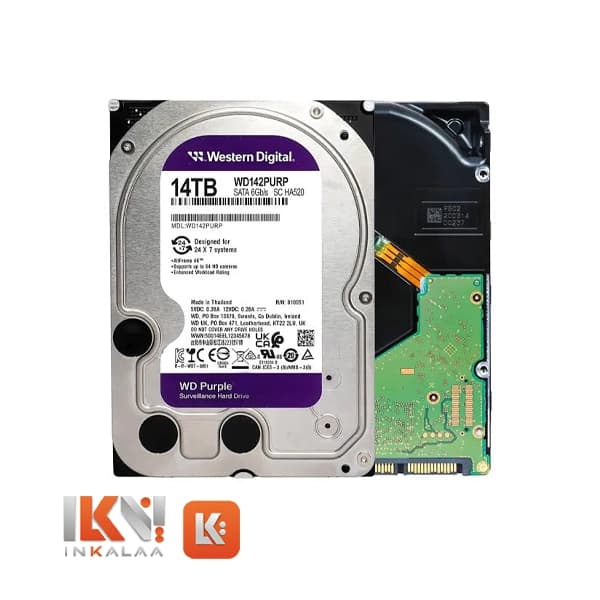 هارد وسترن دیجیتال مدل PURPLE ظرفیت 14TB – اصلی — تصویر ۴
