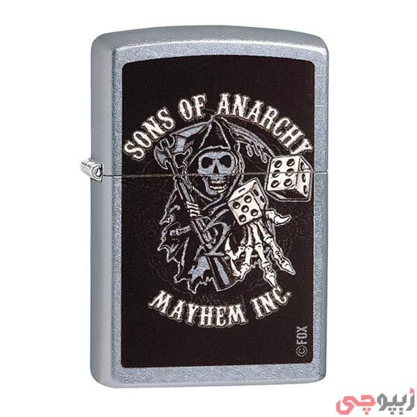 فندک زیپو اصل کد 29582 – Sons Of Anarchy