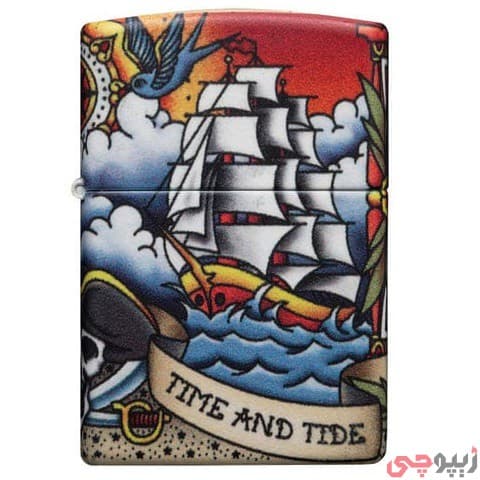 فندک زیپو اصل کد 49532 – Nautical Tatto Design — تصویر ۶