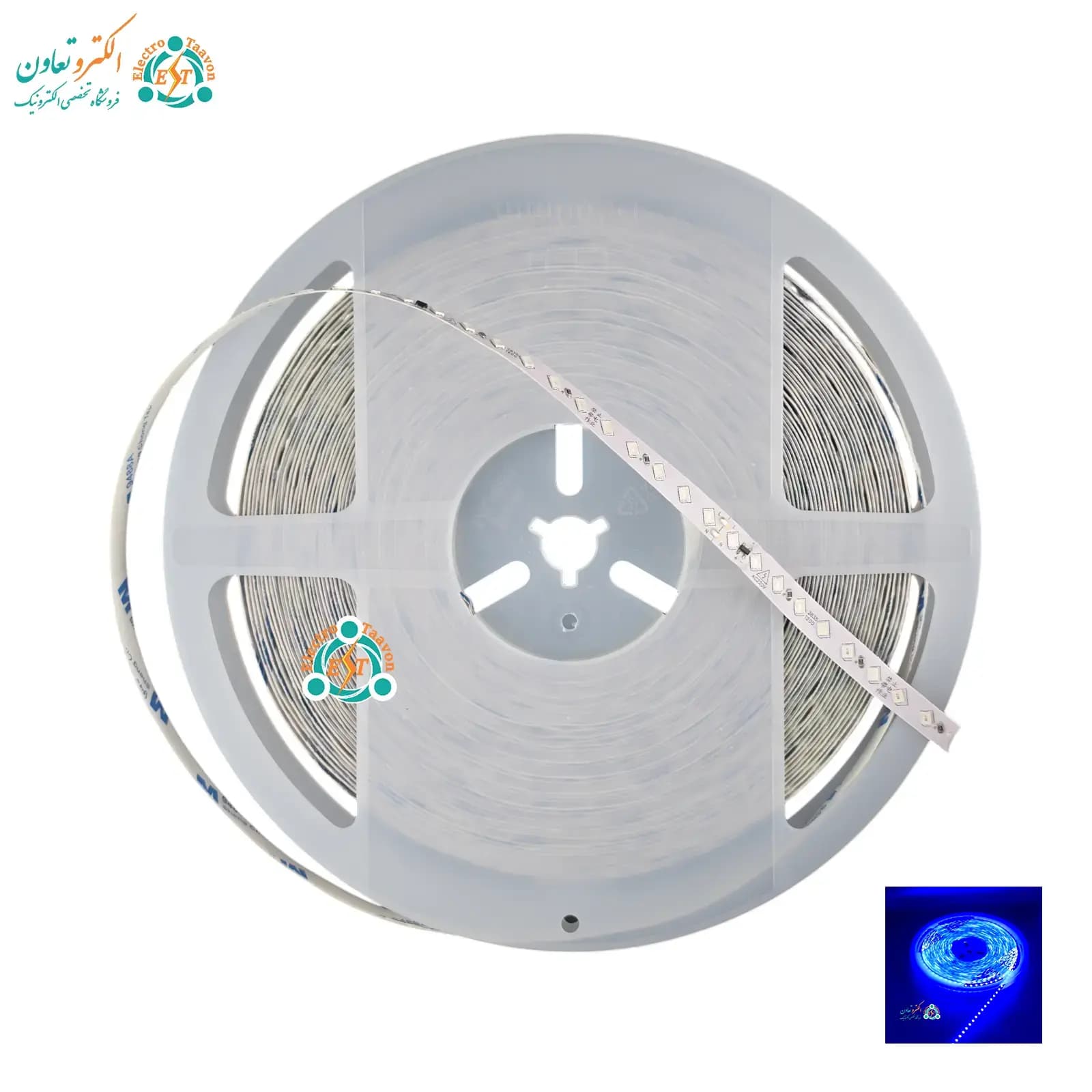 ریسه نواری 220 ولت تراکم 120 آبی