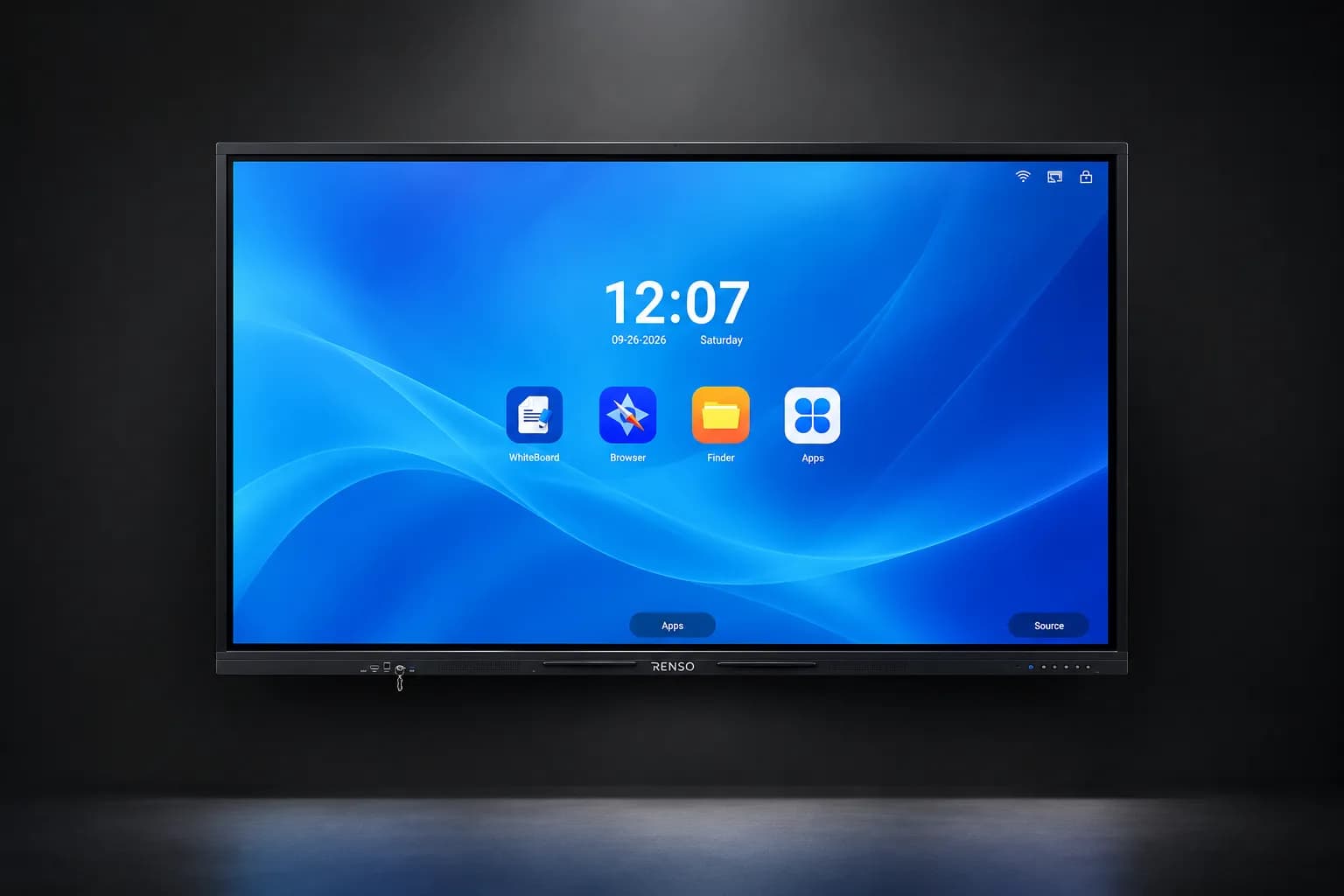 برد هوشمند 86 اینچ رنسو مدل RSB-86 PRIME
