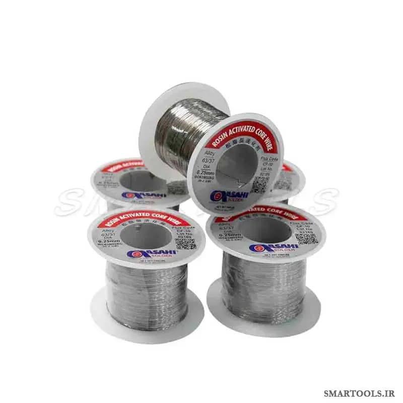 سیم لحیم آساهی 100 گرمی 0.25mm — تصویر ۲