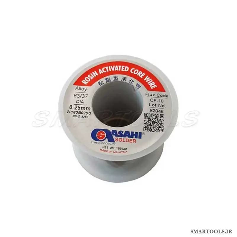 سیم لحیم آساهی 100 گرمی 0.25mm