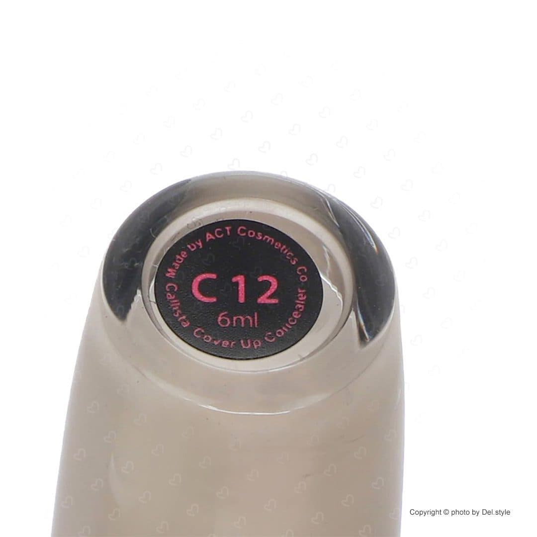 کانسیلر مایع کالیستا Callista شماره C12 حجم 6 میلی لیتر — تصویر ۴