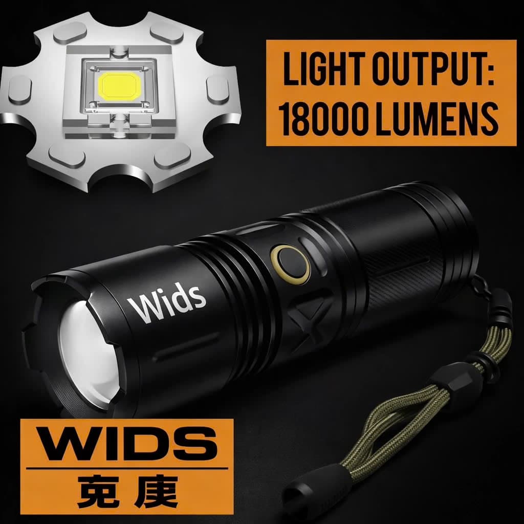 چراغ قوه دستی ویدز مدل RUILANG-RL-W409