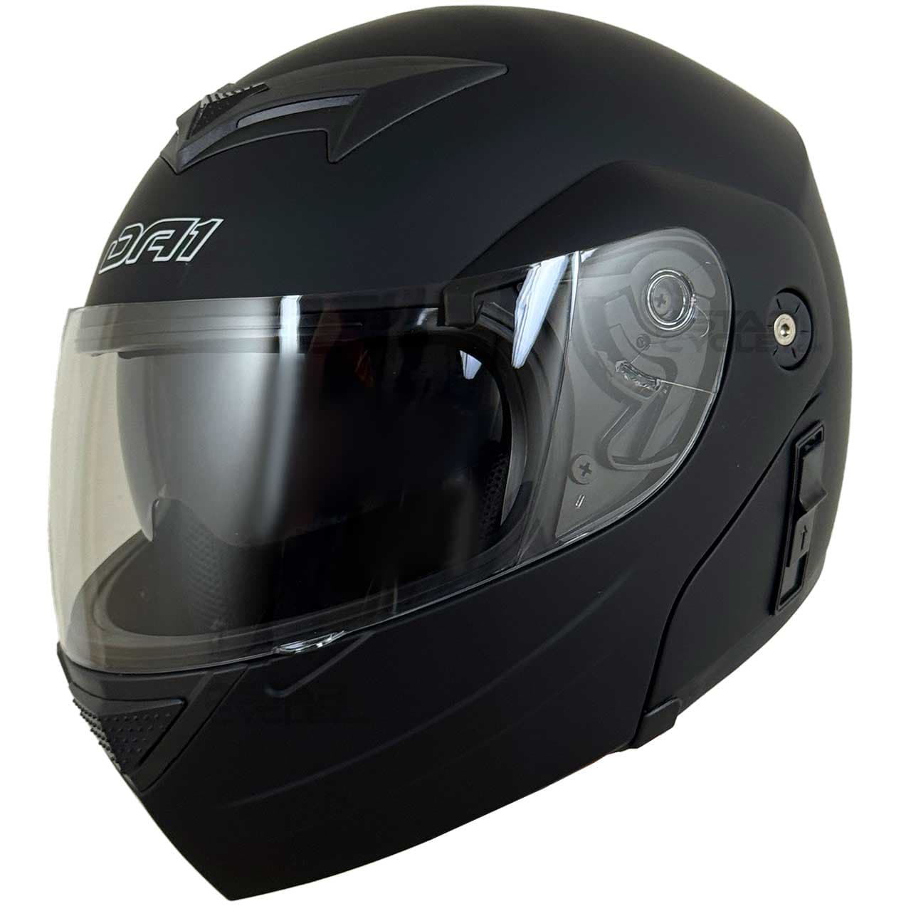کلاه کاسکت فک متحرک DA1 مدل 102 MATT-BLACK